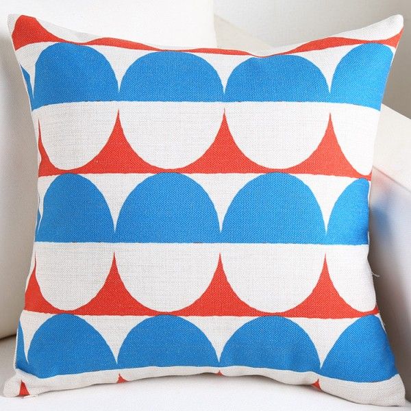 Simple modern arrow geometric pattern Nordic personality Office Cotton Linen sofa cushion pillow cover cushion 