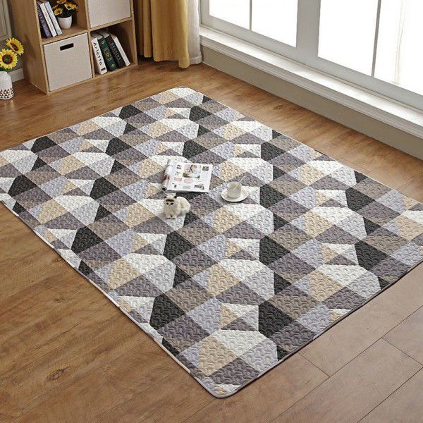 Floor mat Bedroom mat Fabric mat Living room baby crawling mat Bedside children's carpet machine washable