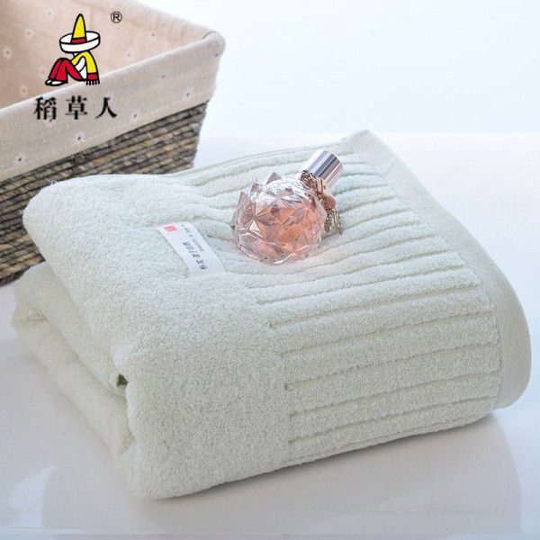 Bath towel, cotton untwisted yarn, antibacterial single pack bath towel, dormitory baby towel