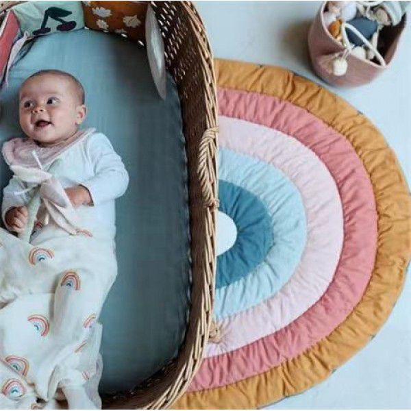 Creative rainbow floor mat, baby crawling mat, home decoration products