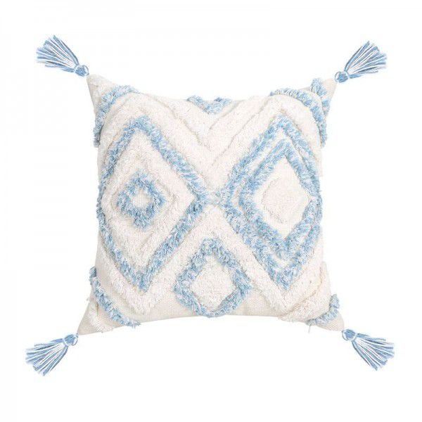 Cotton and linen pillows, tassels, Bohemian ethnic cushions, pillowcase sets, homestay living room pillows