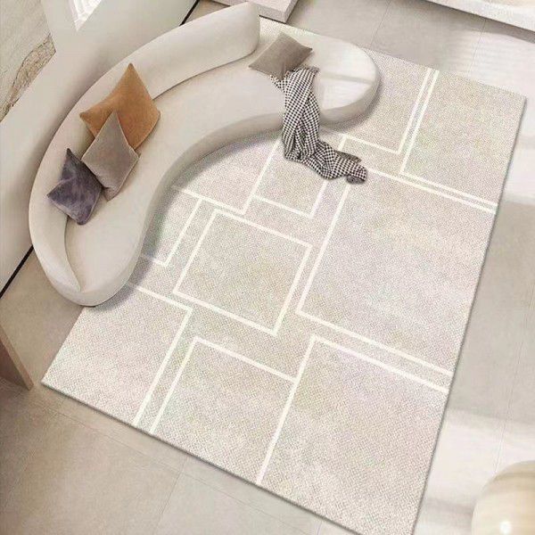 Imitation cashmere living room carpet, home, bedroom, fully paved floor mat