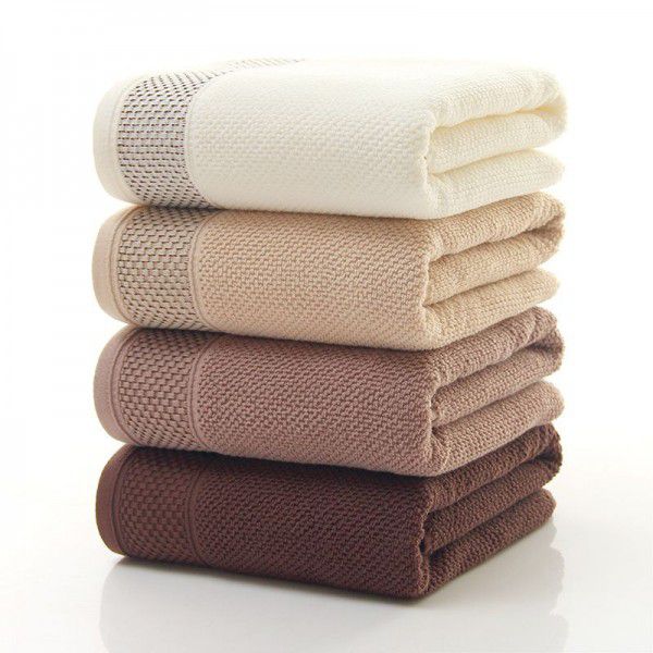 Cotton bath towel thickened adult beach towel gift