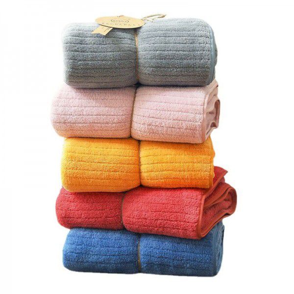 Bath towels are softer, more absorbent, and faster to dry than those for adult couples, covering the entire body