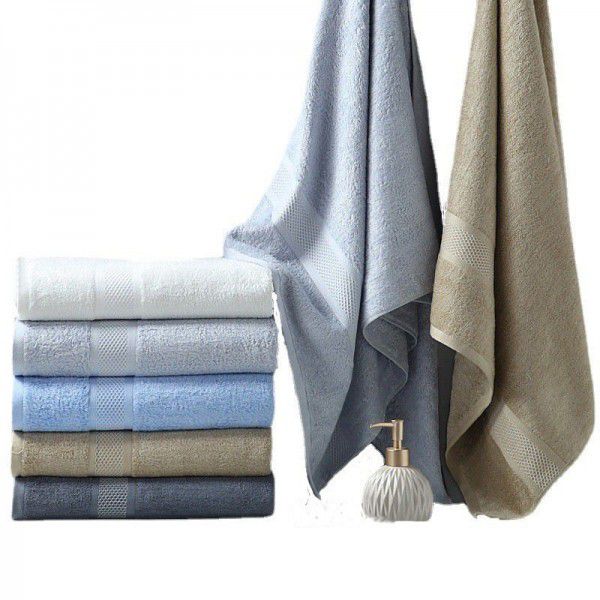 Bamboo fiber adult bath towel, towel, blanket