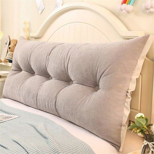 Bedhead cushion, large backrest, detachable and washable on the bed, tatami soft bag, sofa, long cushion, bedroom, waist protection, bed backrest cushion