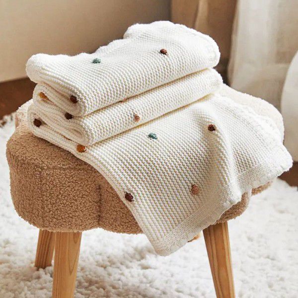 Simple and Multicolor Office Nap Sofa Blanket Cover Blanket Thread Blanket Korean Air Conditioning Knitted Blanket