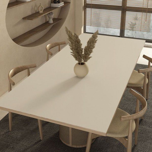 Modern minimalist waterproof and anti fouling dining table mat can be wiped, washed, non slip, and coffee table mat is stain resistant and anti scalding solid color table mat