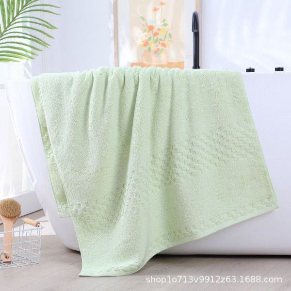 Pure cotton bath towel, household bathing and swimming bath towel