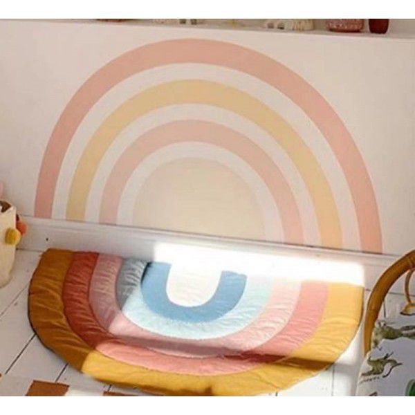 Creative rainbow floor mat, baby crawling mat, home decoration products