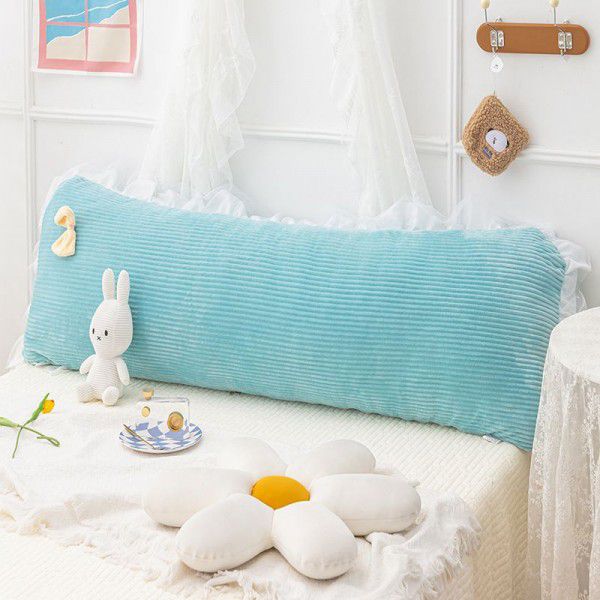 Long pillow, soft bag at the head of the bed, large backrest, detachable and washable tatami bed, double waist protection bed, backrest cushion