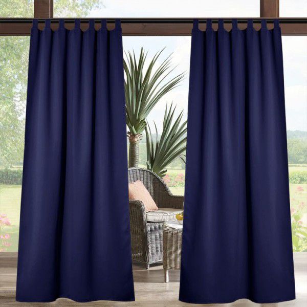 Rainproof curtains, balconies, velcro, detachable waterproof shading fabric, outdoor pavilion insulation in sunlight room