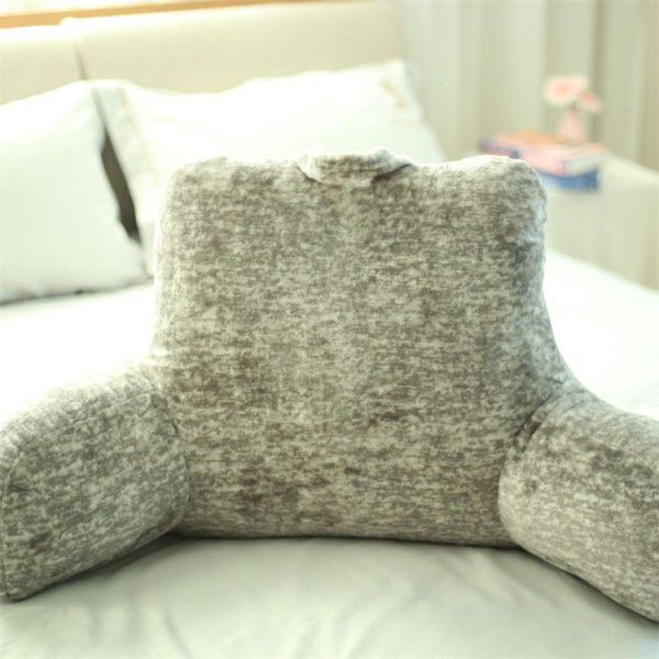 Large backrest pillow, warm autumn and winter lamb plush, boyfriend pillow, bedside, parent-child reading, large pillow