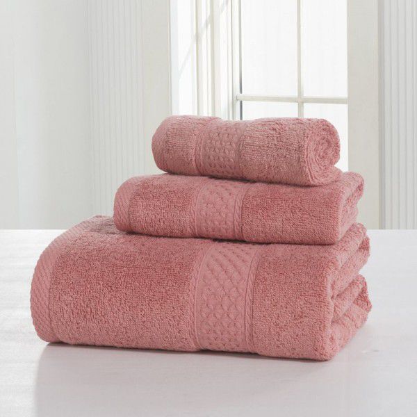 Plain Cotton Towel Gift Cover Towel Cover Cotton Square Towel Bath Towel