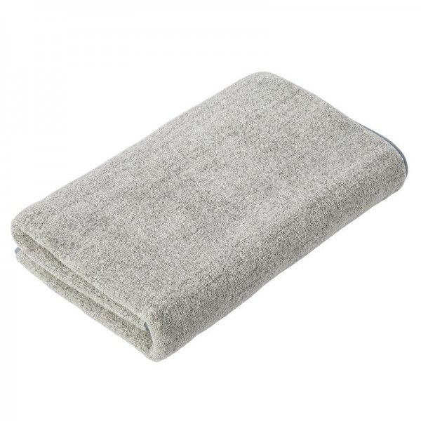 Bamboo charcoal coral velvet bath towel Micron yarn large bath towel Absorbent ultrafine fiber bath towel