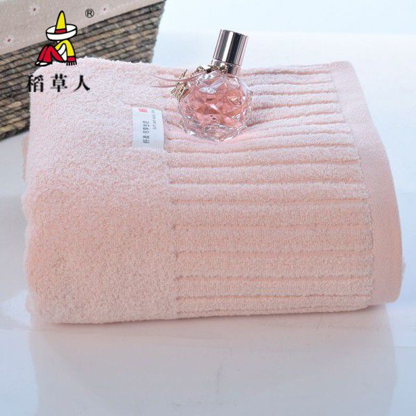 Bath towel, cotton untwisted yarn, antibacterial single pack bath towel, dormitory baby towel