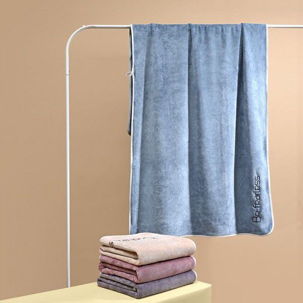 Bath towel for women in winter, new household style for adults, large towel that absorbs water and dries faster than pure cotton
