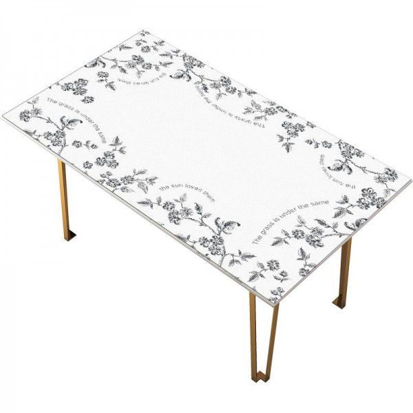 Waterproof, oil resistant, and washable tablecloth. Tea table, table mat, anti scalding rectangular desk tablecloth