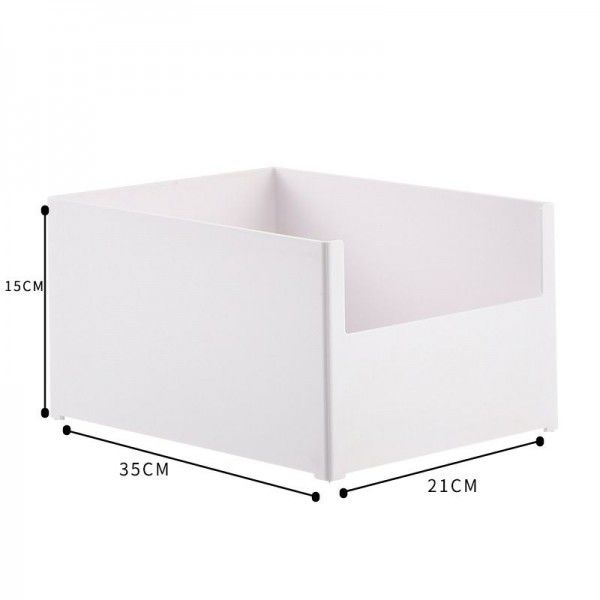 Cabinet storage box, kitchen right angle storage box, multifunctional drawer partition box, cosmetics sorting box, desktop