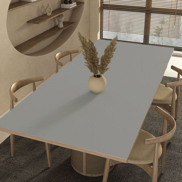 Modern minimalist waterproof and anti fouling dining table mat can be wiped, washed, non slip, and coffee table mat is stain resistant and anti scalding solid color table mat
