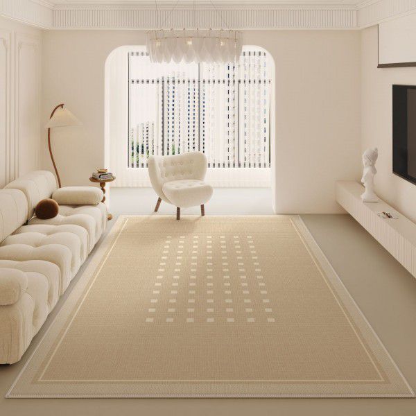 Carpet living room, new sofa, coffee table, blanket, bedroom, bedside carpet, high-end light luxury floor mat, large area, fully spread