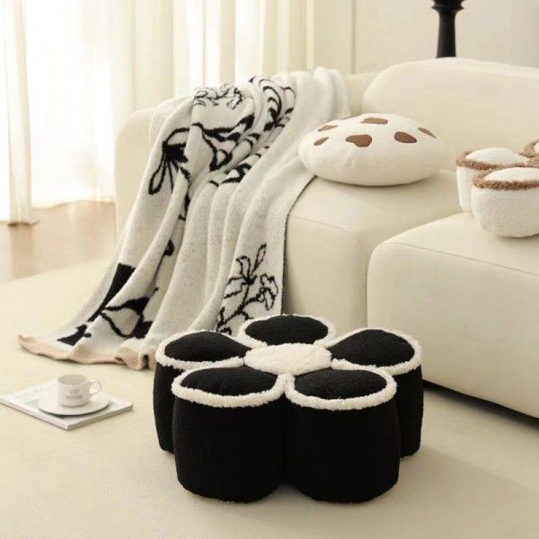 Stereoscopic sitting block, household floor cushion, living room leg stool, cute cushion, pillow