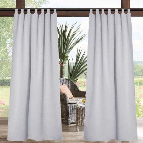 Rainproof curtains, balconies, velcro, detachable waterproof shading fabric, outdoor pavilion insulation in sunlight room
