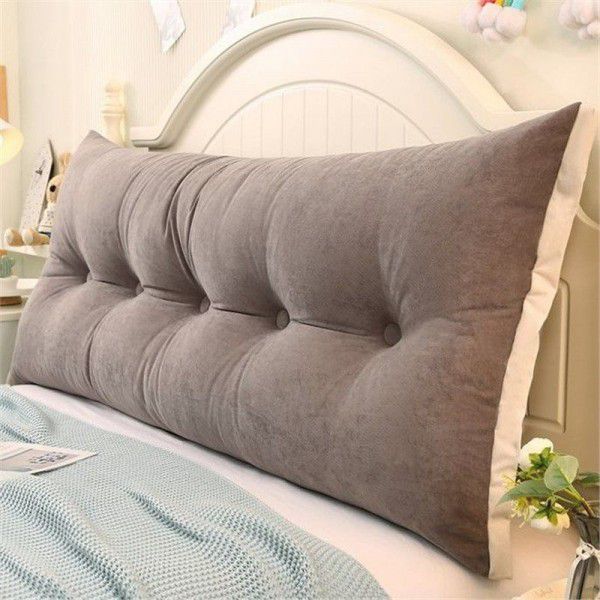 Bedhead cushion, large backrest, detachable and washable on the bed, tatami soft bag, sofa, long cushion, bedroom, waist protection, bed backrest cushion