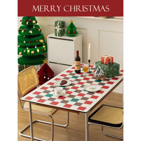 Christmas Table Cushion Table Cloth Sense Christmas Red Christmas Theme Decoration Table Cushion