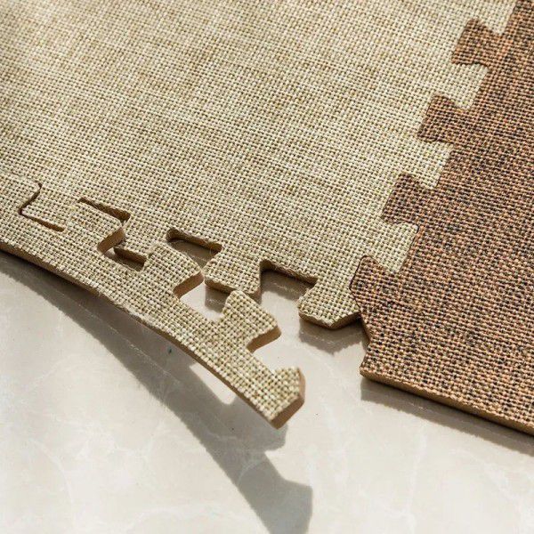 Crawling mat splicing linen foam mat household bedroom carpet baby puzzle foam mat