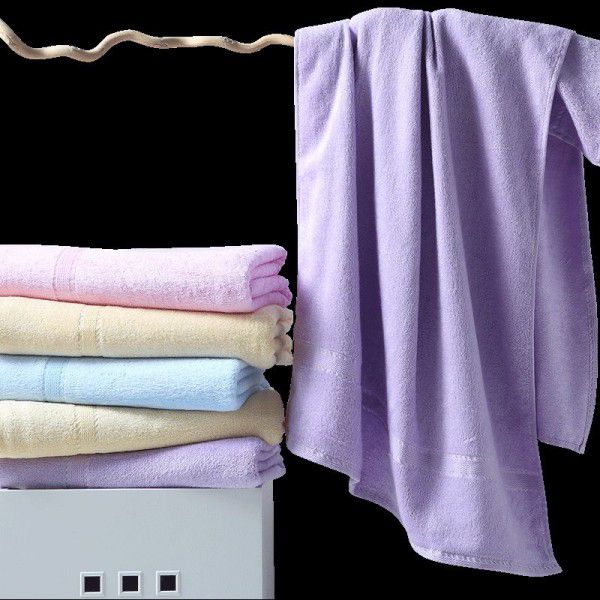 Bath towel made of pure cotton, absorbent bamboo fiber, adult oversized towel for men and women