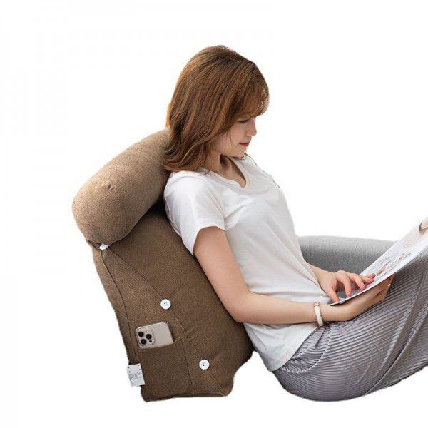 Backrest pillow, waist protection cushion, office waist pillow, sofa cushion, bedside cushion, tatami float window cushion, disassembly and cleaning