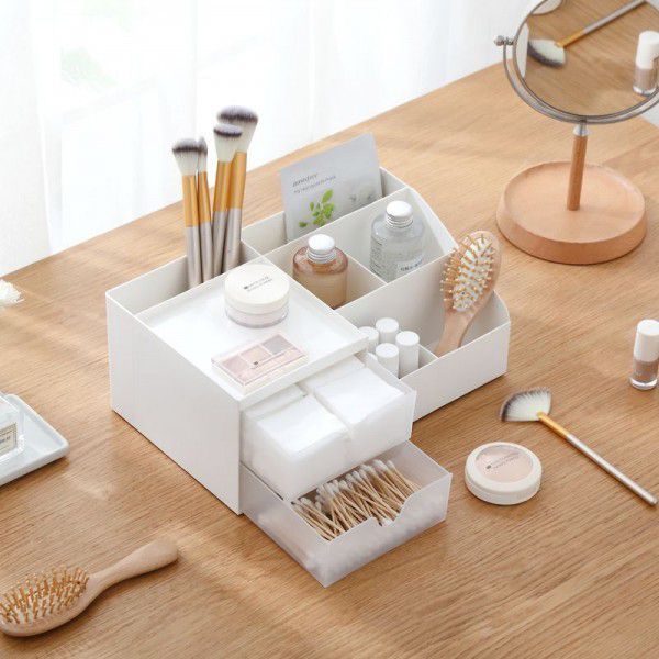 Storage box desktop student drawer style minimalist stationery cosmetics storage box storage