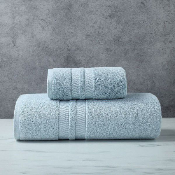 Bath towel, household large size, super large, pure cotton, absorbent, quick drying, non hair shedding, thickened men's and women's large towels