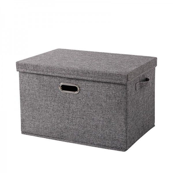 Foldable Heaven and Earth Cover Wardrobe Storage Box Fabric, Cotton, Hemp, Japanese Home, Bedroom, Cloth Storage and Sorting Box