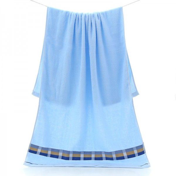 Bath towel, pure cotton, thickened and increased water absorption, all cotton bath towel, beach towel gift