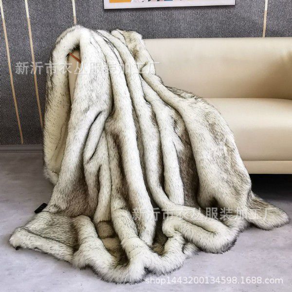 Blanket, artificial fur blanket, PV blanket, bed end blanket
