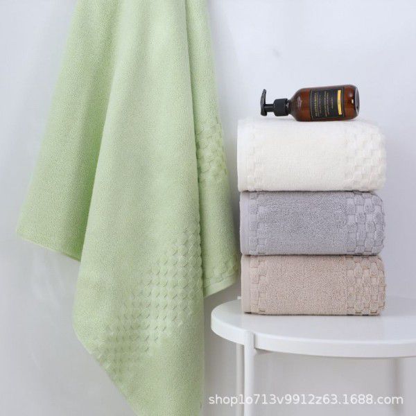 Pure cotton bath towel, household bathing and swimming bath towel