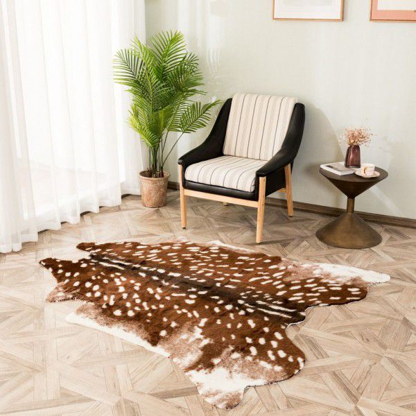 New product simulation fur sika deer carpet, home decoration carpet