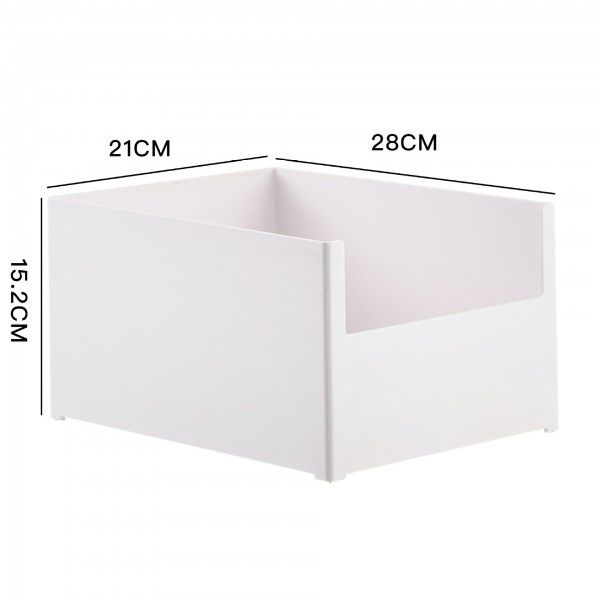 Cabinet storage box, kitchen right angle storage box, multifunctional drawer partition box, cosmetics sorting box, desktop
