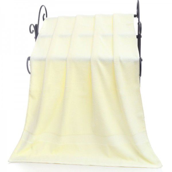 Pure plain cotton bath towel