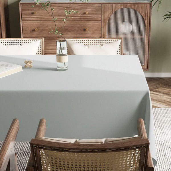 Table cloth white wash free dining table style rectangular tea table cloth