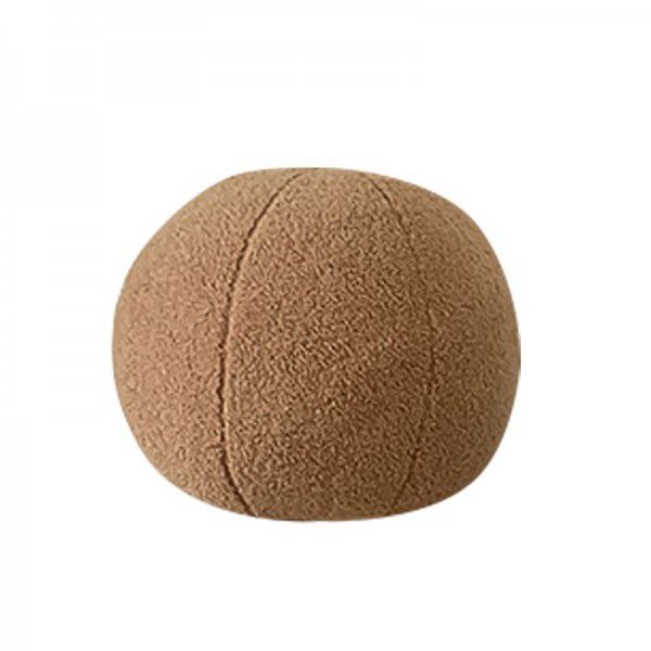 New plush shaped pillow sofa decoration with cushion for children's round ball waist support