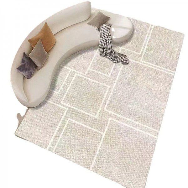 Imitation cashmere living room carpet, home, bedroom, fully paved floor mat