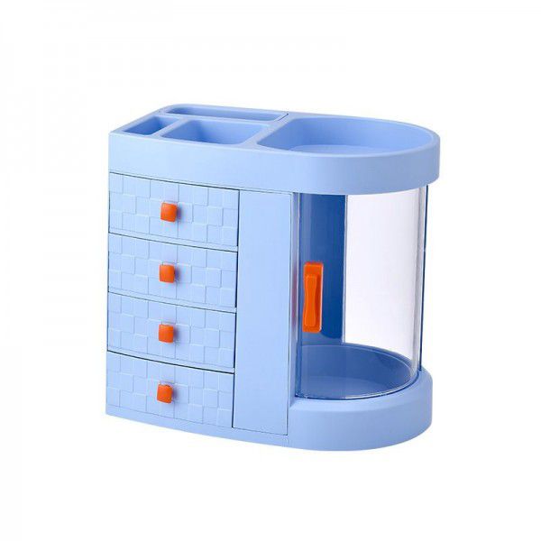 Desktop drawer style acrylic cosmetics storage box, dressing table, skincare products storage rack, household products