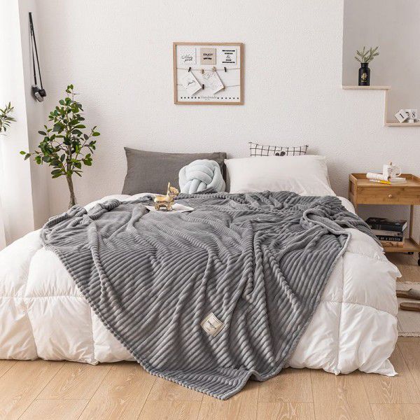 Blanket, Falai velvet gift blanket, coral velvet air conditioning cover blanket, towel, milk velvet nap blanket