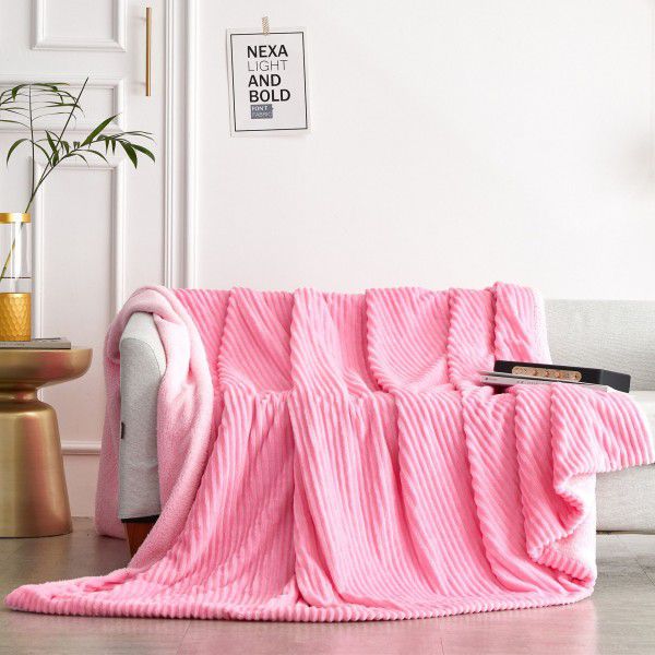 Double layer thickened small blanket sofa cover blanket lamb cashmere magic wool office nap air conditioning children blanket quilt cover 