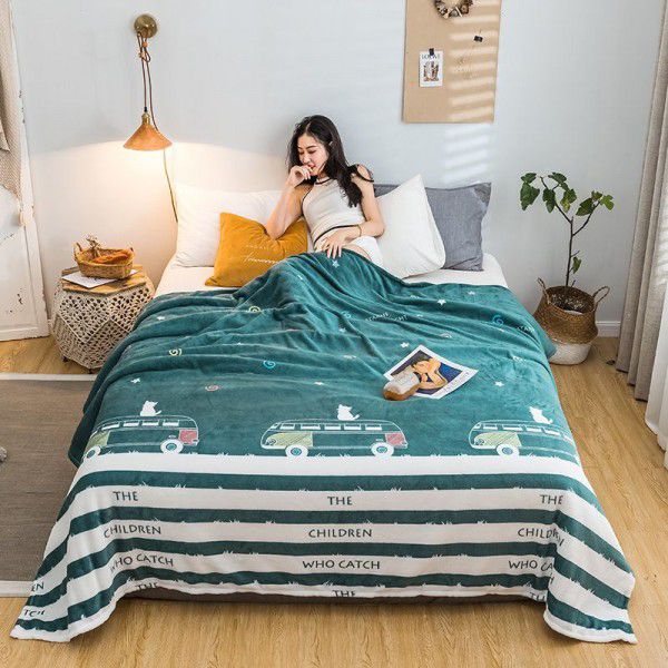 Blanket Summer Thin Faraish Double Blanket Bedroom Warm Bed Sheet Nap Blanket Gift Blanket