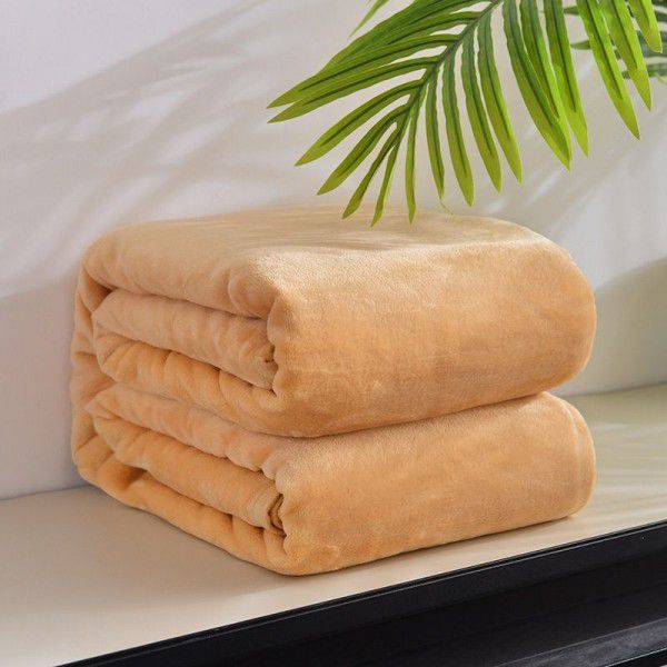 Falai velvet blanket Solid coral velvet blanket Solid blanket Bed sheet
