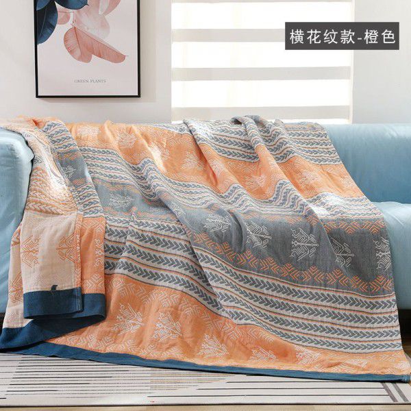 Five layer towel, quilt, double person, single person, towel, blanket, gauze cover, blanket, air conditioner, afternoon nap, summer cool thin type 